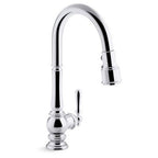 KOHLER K-99259 Artifacts Pull-down Kitchen Sink Faucet with Three-function Sprayhead