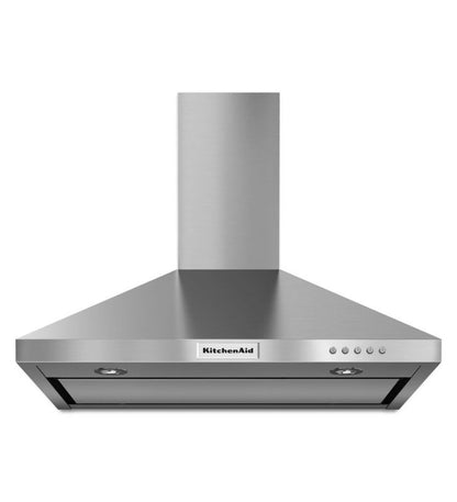 See Desc KitchenAid 30 in. Convertible Wall Mount Range Hood in Stainless Steel