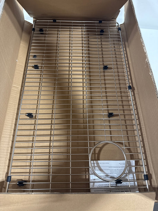 Elkay Crosstown 15.5 in. X 28.5 in. Bottom Grid for Kitchen Sink in Stainless Steel