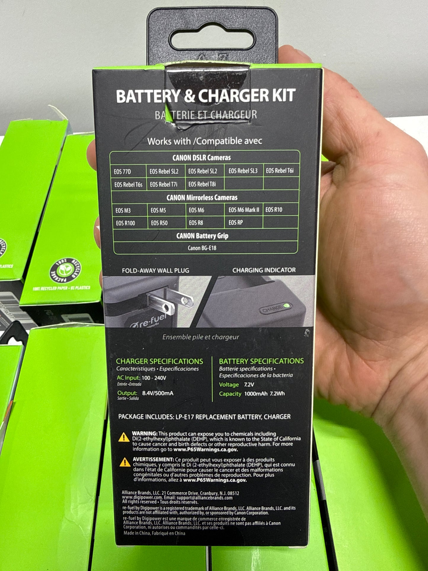 13 x Digipower - Digital Camera Battery & Charger Kit, Replacement for Canon LP-E17