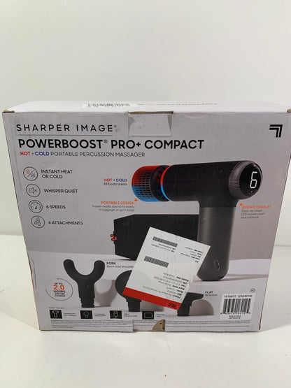 Sharper Image - PowerBoost Pro Hot and Cold Compact - Black