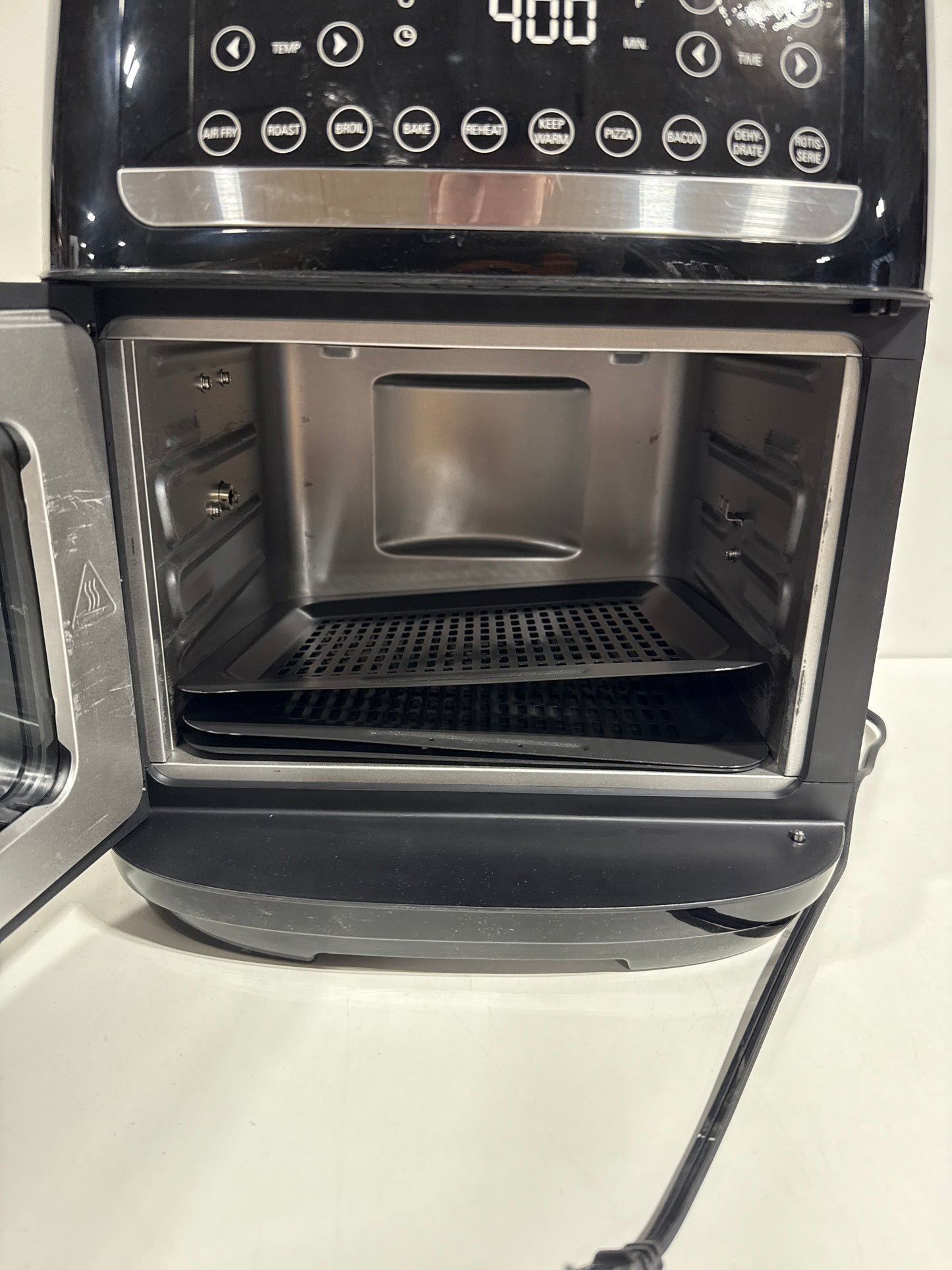 See Desc Bella PRO - 12.6-qt. Touchscreen Air Fryer Pizza Oven - Stainless Steel