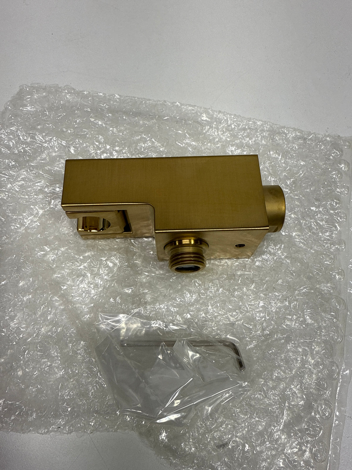 KOHLER K-26310 Statement Wall-mount Handshower Holder with Supply Elbow and Check Valve