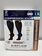 Copper Fit Elite Compression Socks Air L/XL 16–20”