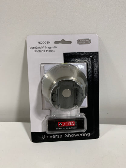 Delta 75200 SureDock Magnetic Docking Mount for Hand Shower Spot Shield Brushed Nickel