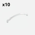 10 x Hickory Hardware H077864CH 5.0625 in. Center to Center Veranda Collection Pull Chrome Finish