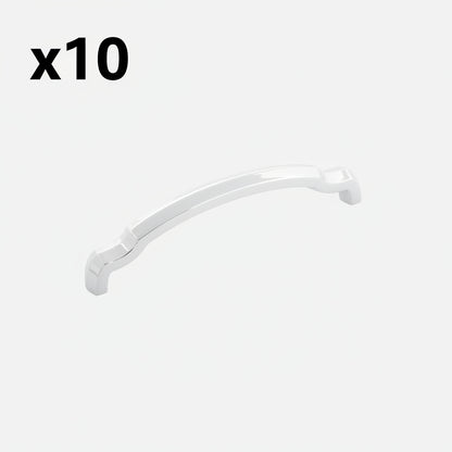 10 x Hickory Hardware H077864CH 5.0625 in. Center to Center Veranda Collection Pull Chrome Finish