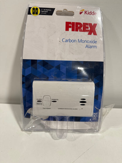Firex Carbon Monoxide Detector, Battery Operated, CO Detector