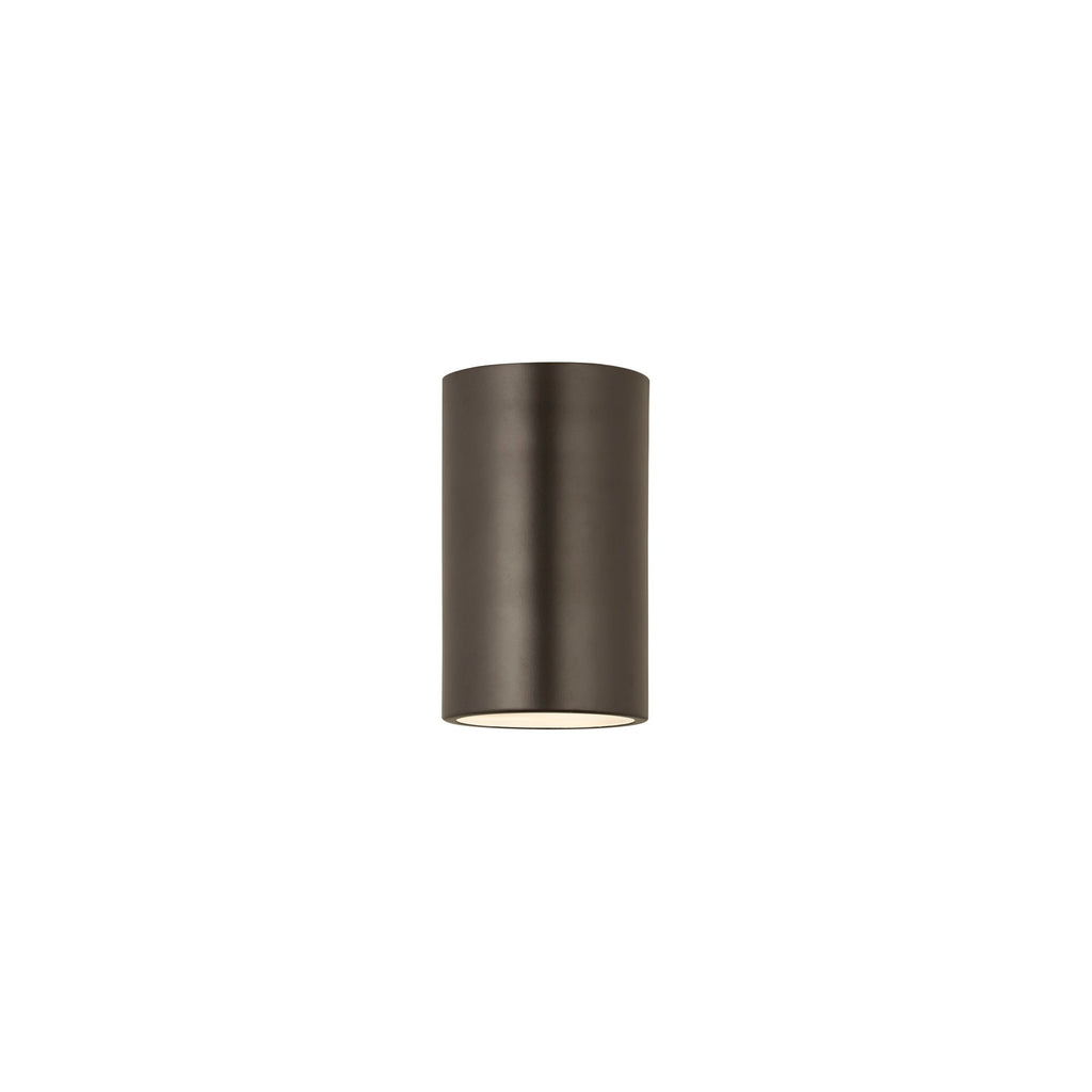 Z-Lite Harley 5 Inch 1 Light Flush Mount Harley - 2302F1-BRZ - Modern Contemporary