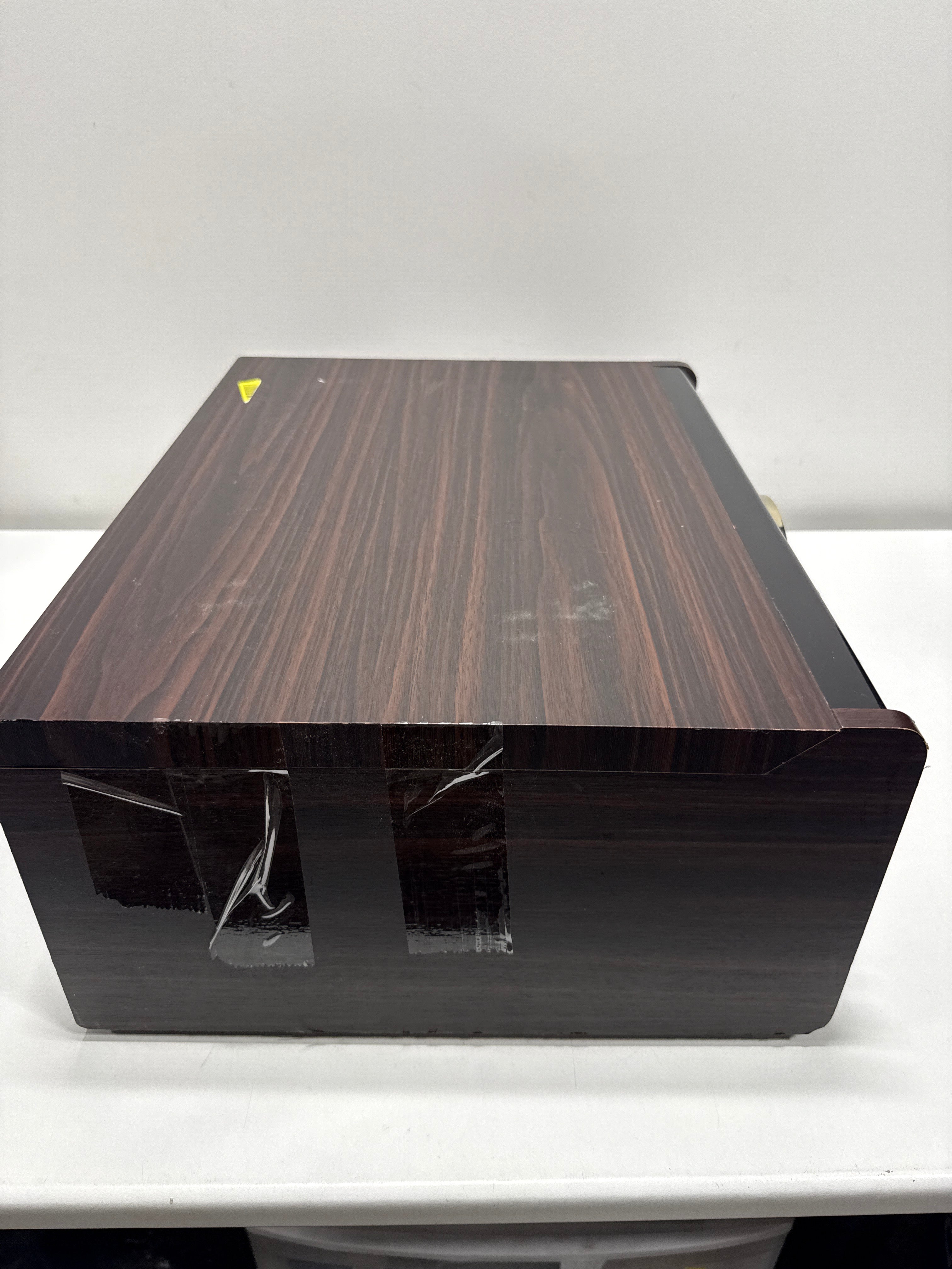See Desc Scratch Victrola - Empire Bluetooth 6-in-1 Record Player - Gold/Brown/Black