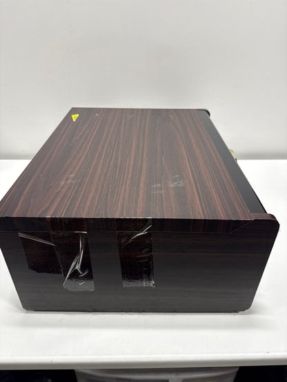 See Desc Scratch Victrola - Empire Bluetooth 6-in-1 Record Player - Gold/Brown/Black
