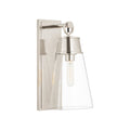 Z-Lite 2300-1SL Wentworth 16" Tall Wall Sconce Polished Nickel Indoor Lighting Wall Sconces
