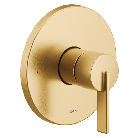 Moen UT2261 Cia Pressure Balanced Valve Trim Only with Single Lever Handle - Less Rough in Brushed Gold