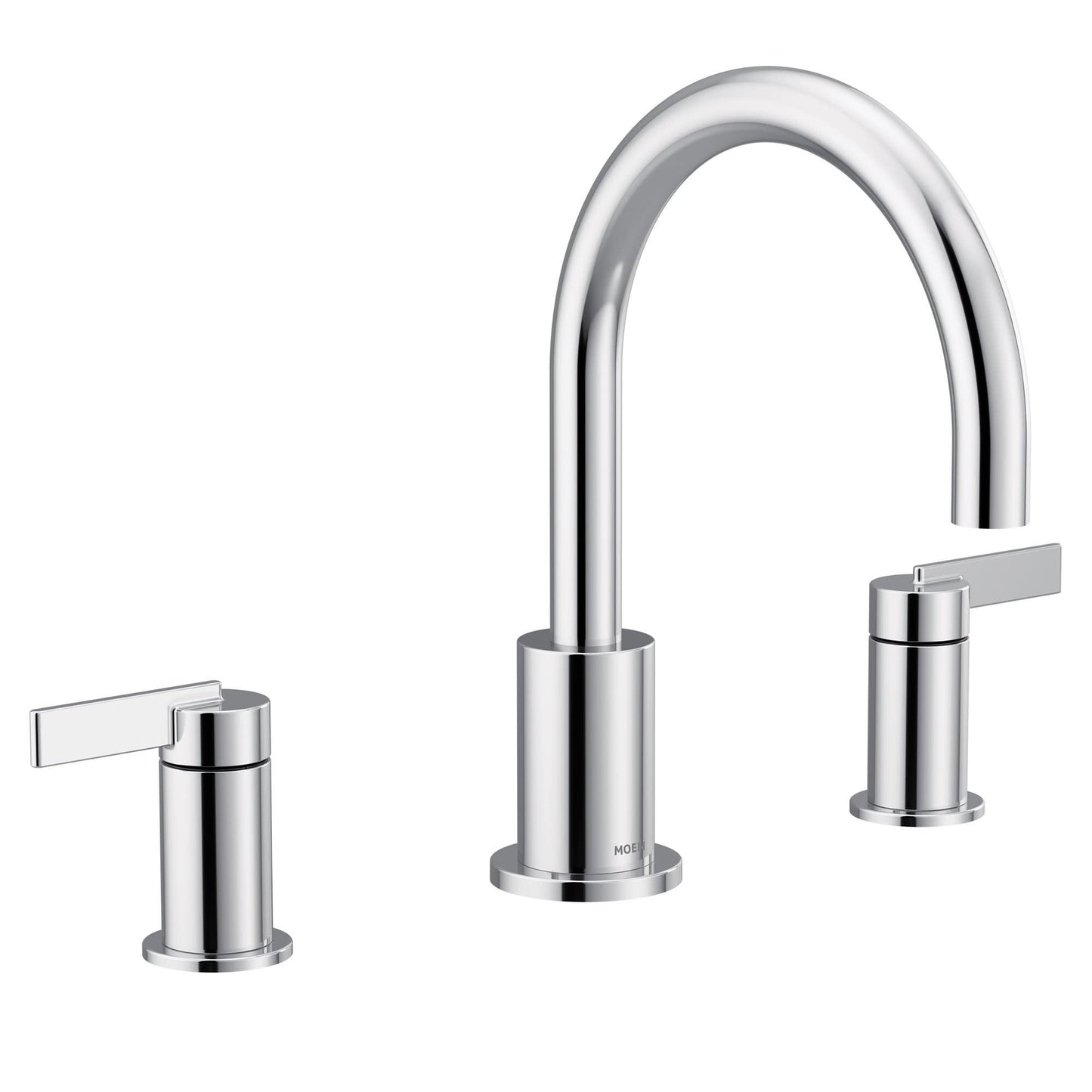 Moen T6223 Cia 2-Handle High-Arc Deck Mount Roman Tub Faucet Trim Kit, Valve Required, Chrome