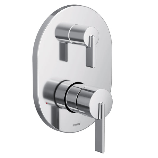 Moen Cia UT3331 M-CORE 3-Series 2-Handle Shower Trim with Integrated Transfer Valve, Valve Required, Chrome