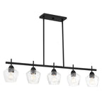 Minka Lavery 2174-66A Camrin Island Chandelier, 5-Light, 300 Total Watts, 5.5-in H x 8.5-in W, Coal Black