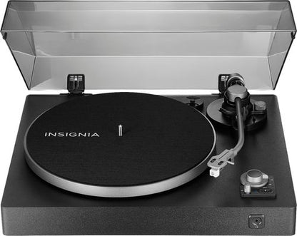 Insignia - Bluetooth Stereo Turntable - Black