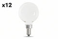 12 x Feit G16.5 E12 (Candelabra) LED Bulb Soft White 60 Watt Equivalence
