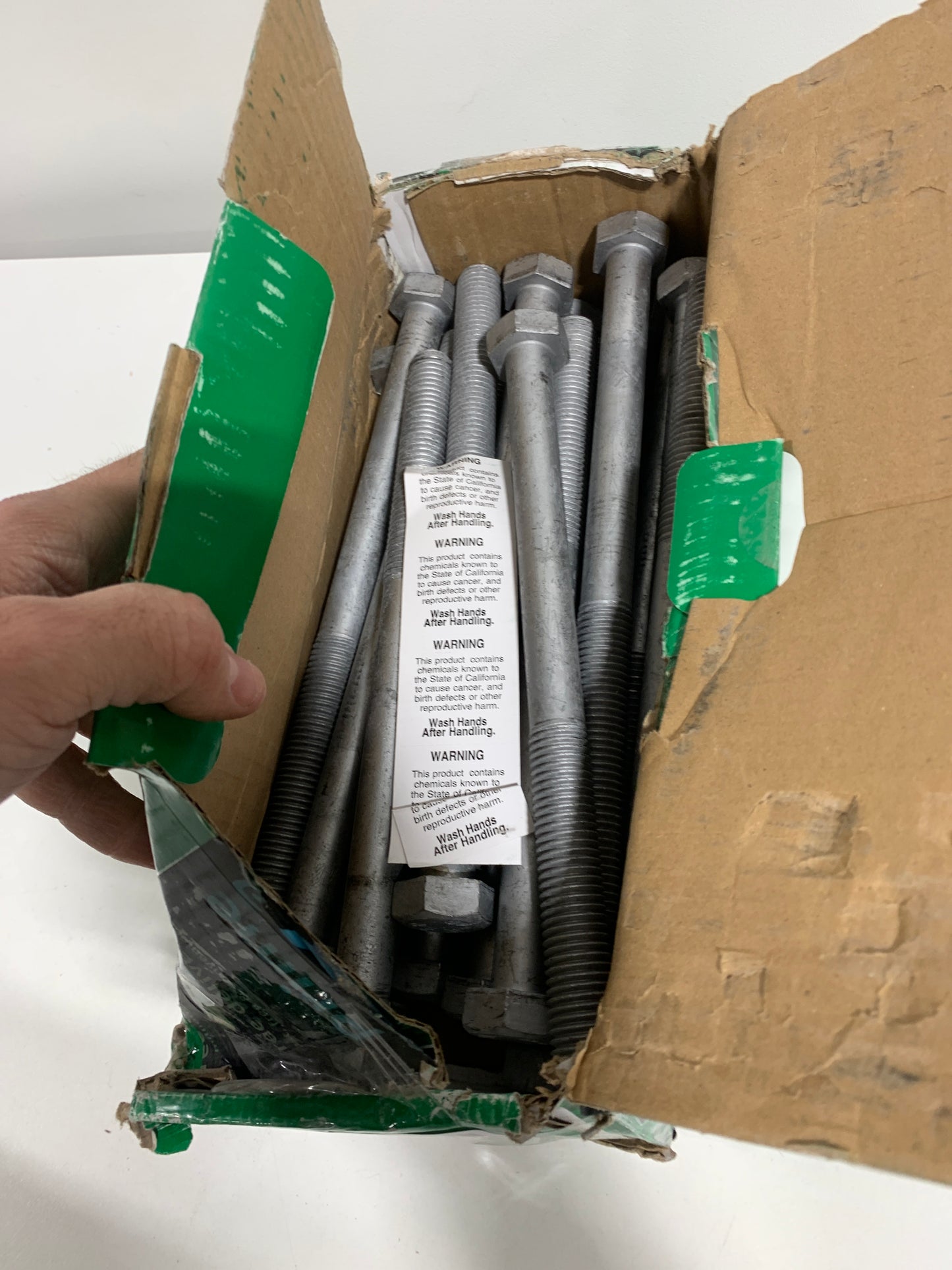 Hillman Group 811725 Hot Dipped Galvanized Hex Bolt, 3/4-Inch X 10-Inch, 20-Pack