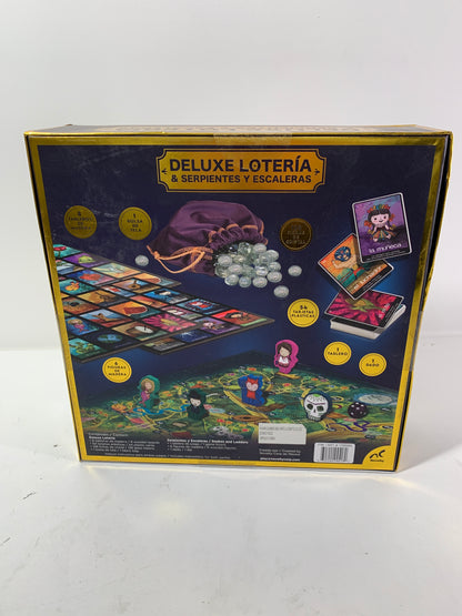 DELUXE LOTERIA and SERPIENTES Y ESCALERAS TRADITIONAL MEXICAN FAMILY GAMES