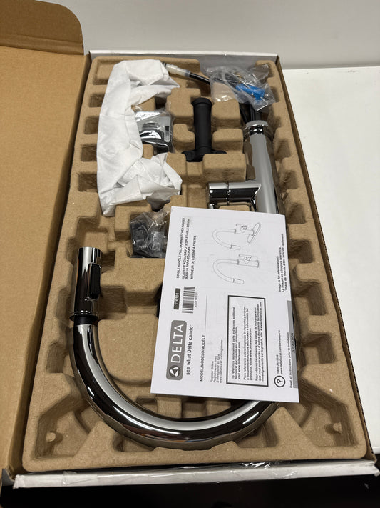 Delta 19867Lf Nicoli 1.8 GPM Single Hole Pull Down Kitchen Faucet - Chrome