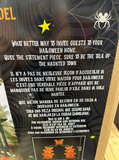 Disney Halloween Pumpkin Arch with LED Lights 9'