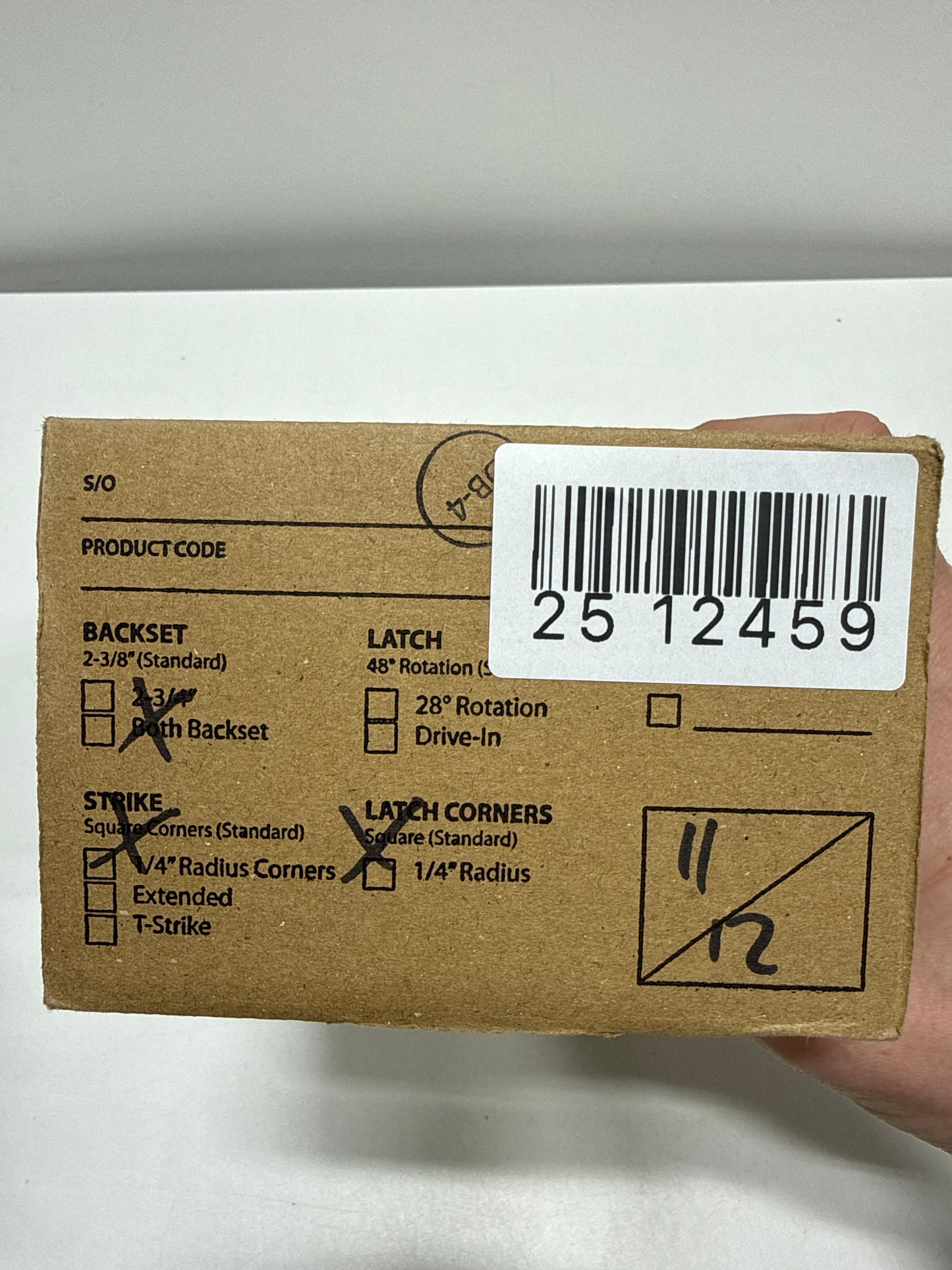 Emtek 8469US4 Square Brass Modern Single Cylinder Keyed Entry Deadbolt - *Tools Hardware & Misc