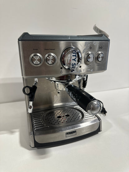 Used  See Desc Bella Pro Series Espresso Machine with 19 Bars of Pressure Stainless Steel