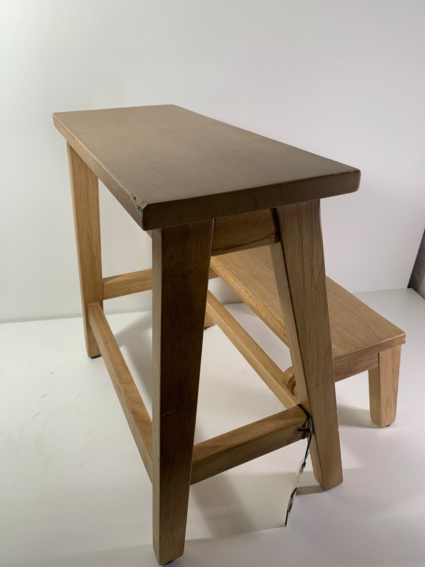 See desc Wood Kitchen Step Stool Natural - Hearth & Hand™ with Magnolia