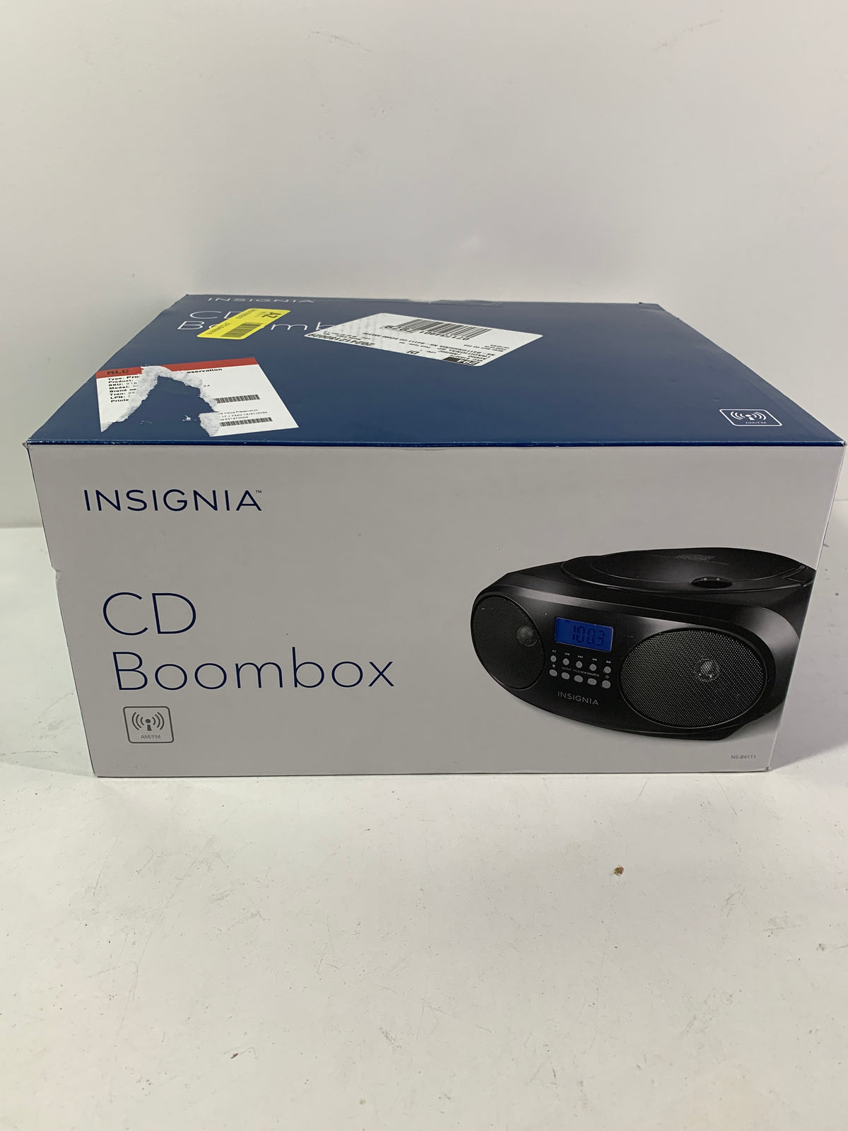 Insignia - Insignia CD Boombox - Black - *Headphones & Tech Accessories