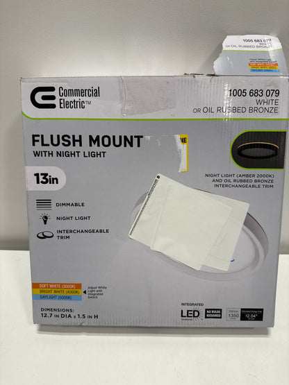 Commercial Electric LED Light Fixture 13" 1005 683 079