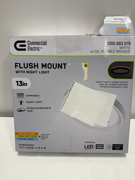 Commercial Electric LED Light Fixture 13" 1005 683 079