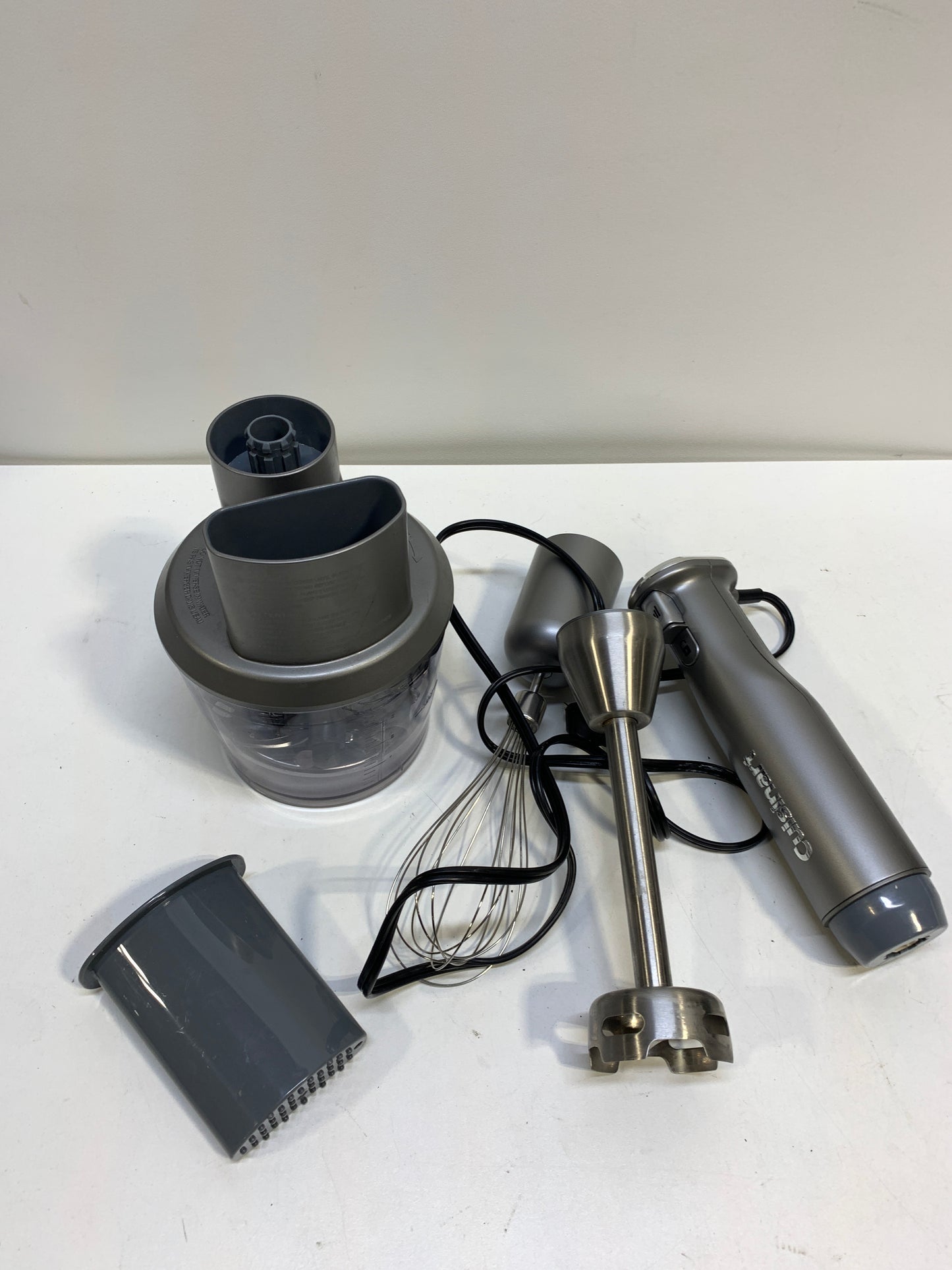 Used Cuisinart Variable Speed Immersion Blender with Food Processor