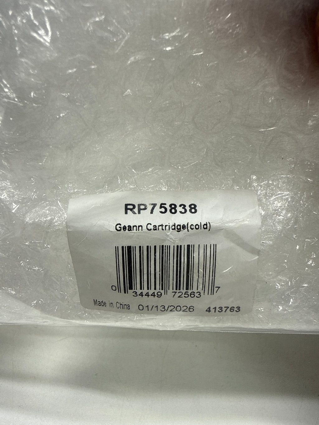 Brizo RP75838 Replacement Cold Side Valve Cartridge Only Valves Handle Valves Cartridges for Bathroom Faucets