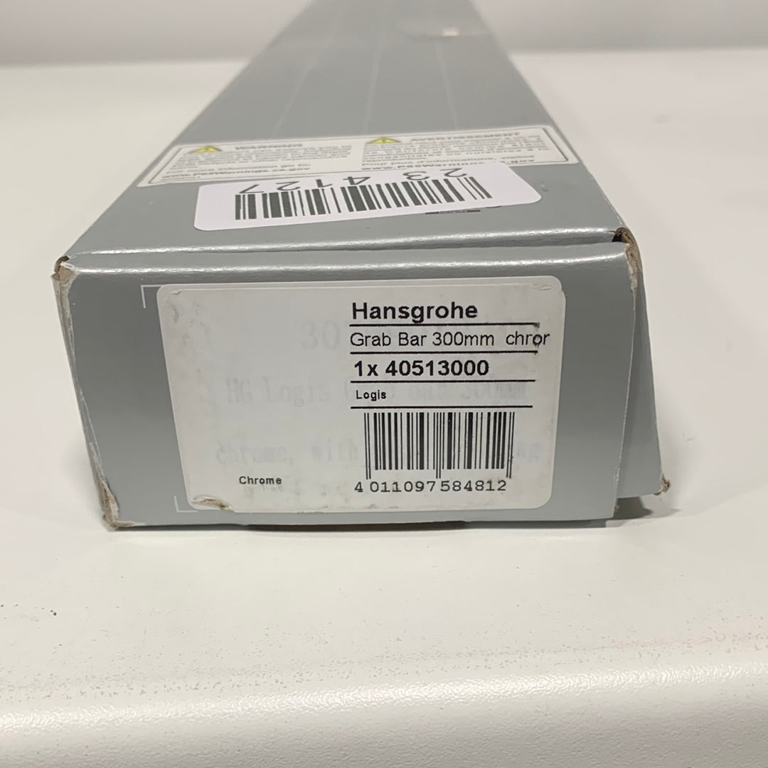 Hansgrohe S/E Accessories 12" Towel Bar. Overall Length 18 3/8" Chrome