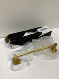Alno A8420-12 Contemporary II - 12’’ Wide Square Bar Bathroom Single Solid Brass - *Plumbing