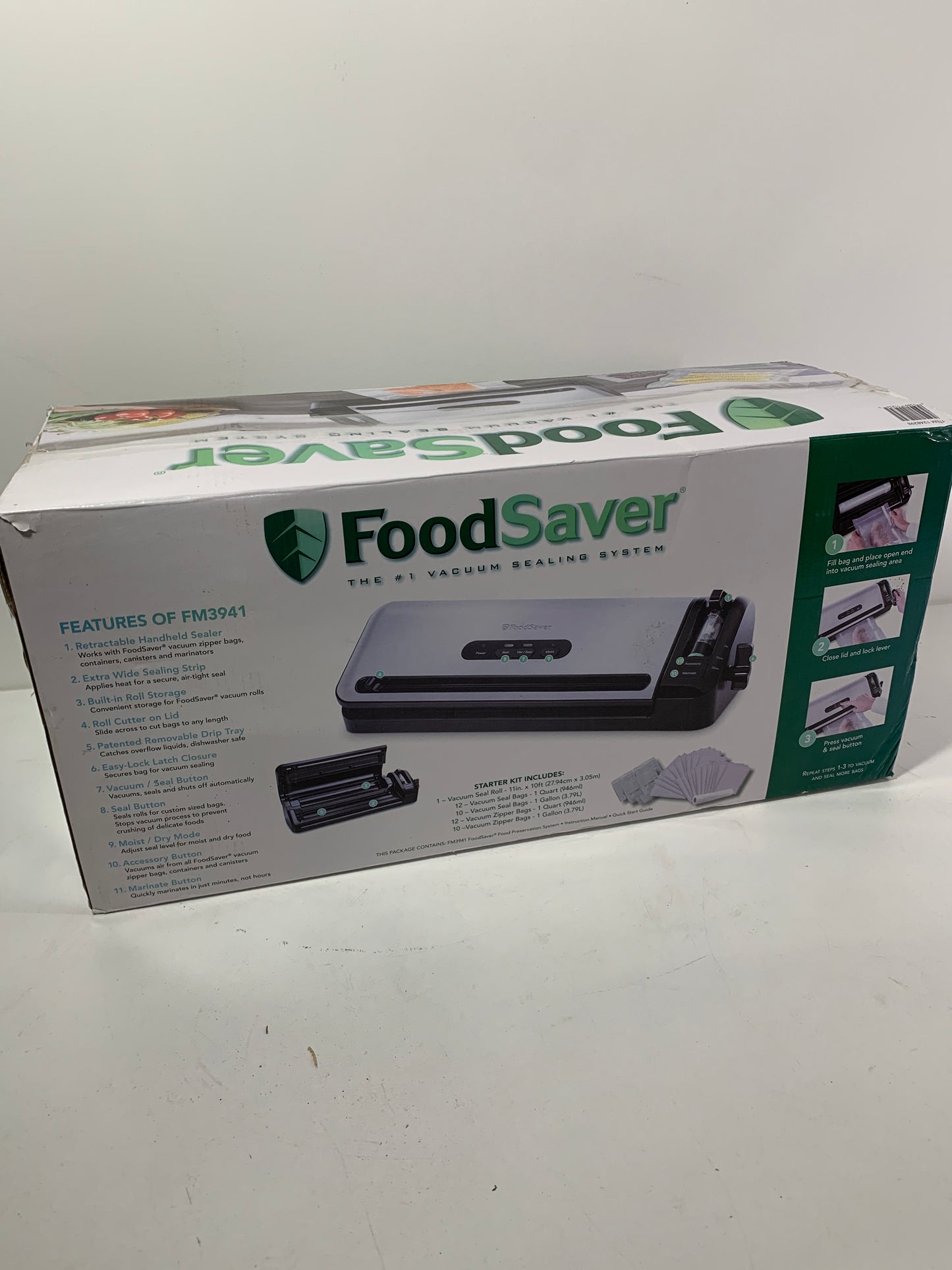 See Desc FoodSaver 2-in-1 Vacuum Sealing System