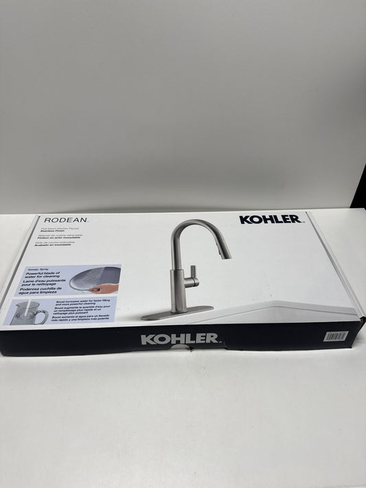 Kohler Rodean Kitchen Sink Faucet Chrome Stainless Steel