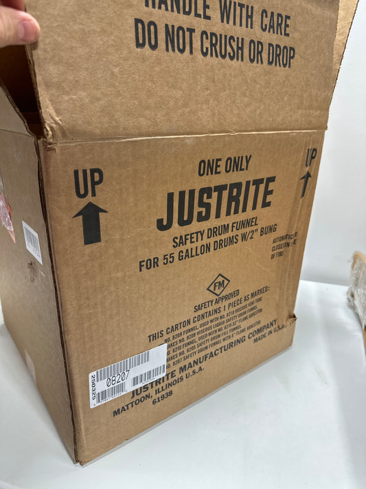 Justrite 08207 Funnel Assembly W/6" Arrestor