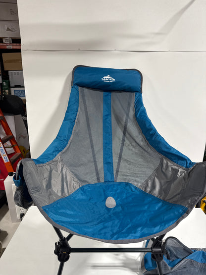 Used Cascade Mountain High-Back Chair Blue