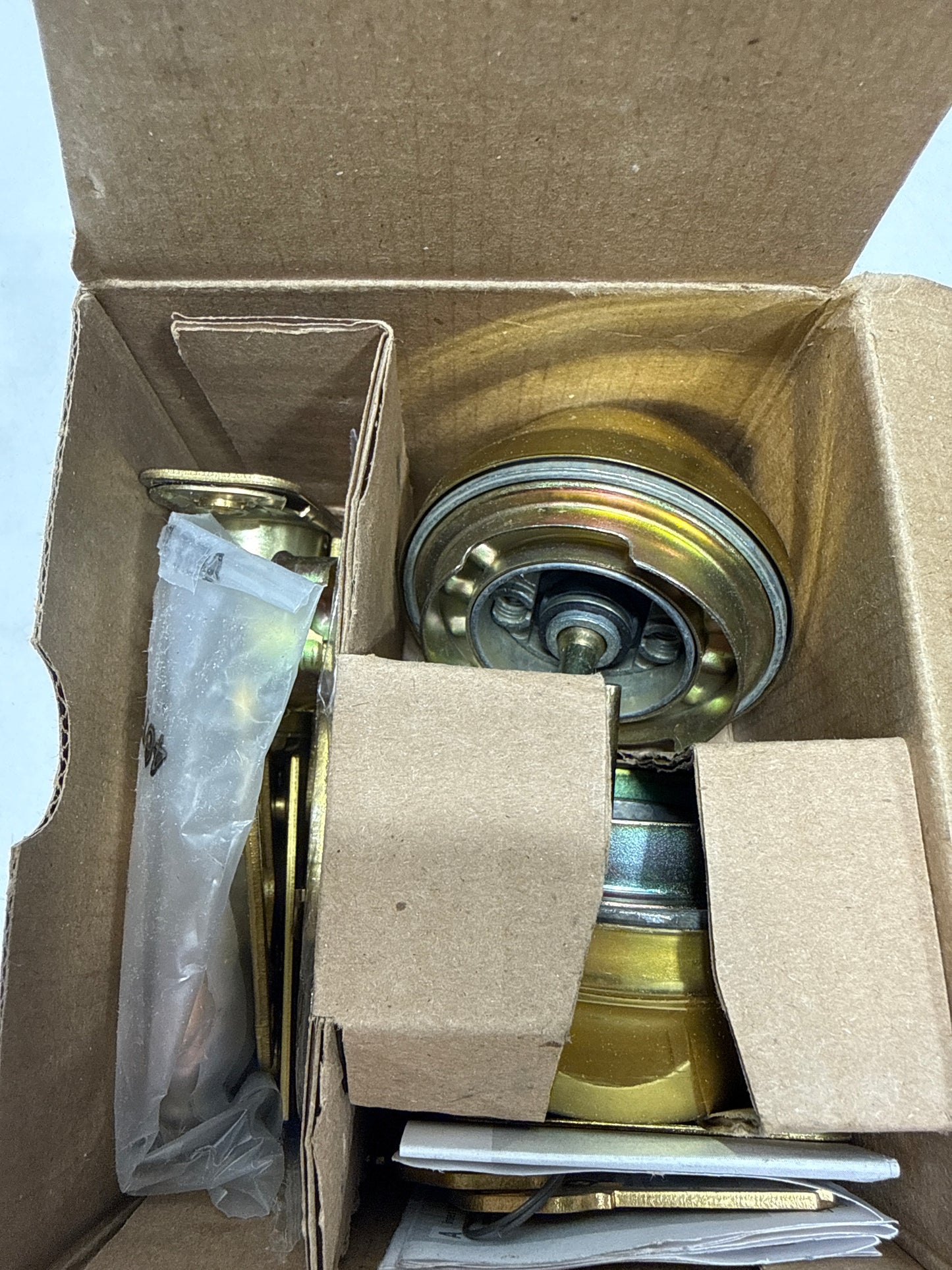 Kwikset 785-S.Strkp 780 Double Cylinder Keyed Entry Deadbolt - Brass