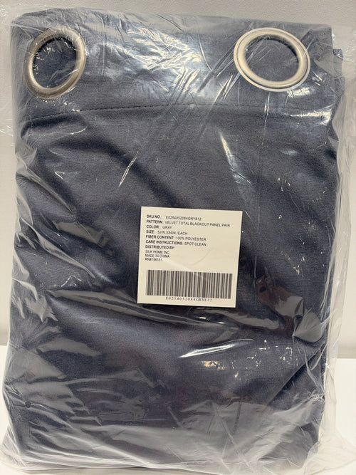 Total Blackout Velvet Window Curtain, 2-pack