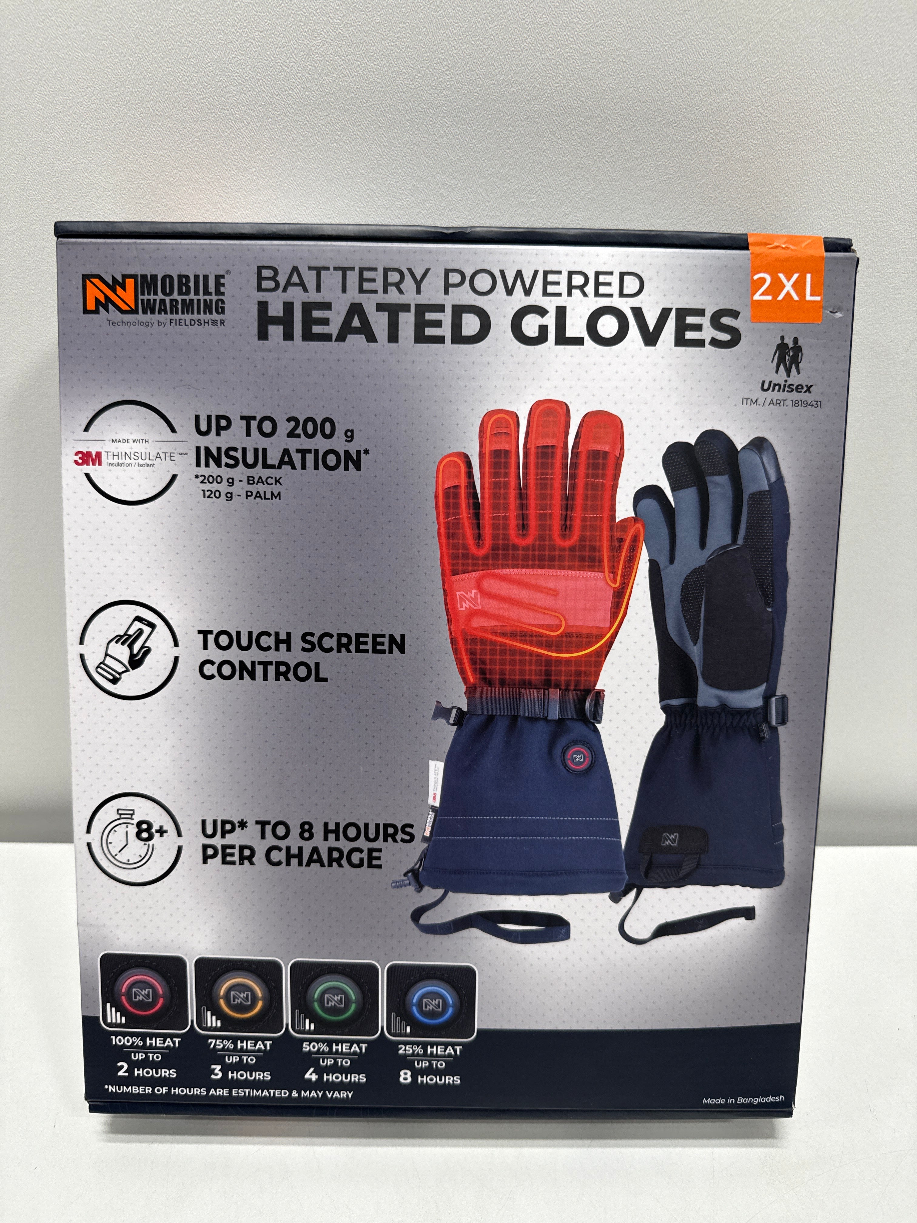 Mobile Warming Heated Gloves