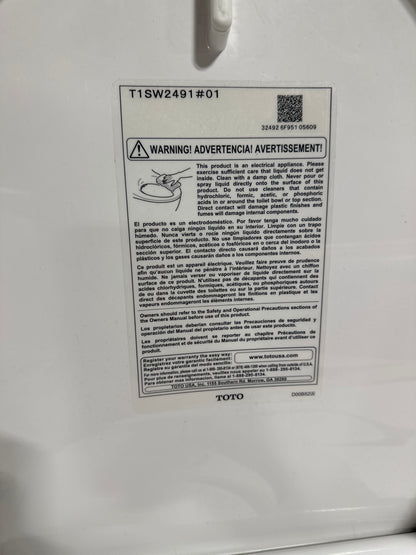 Used TOTO Washlet Elongated Bidet Seat with SoftClose Lid