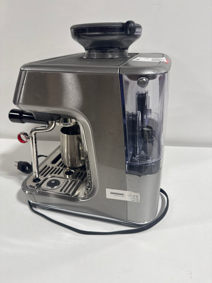 Scratch & Dent Breville the Barista Touch Impress Espresso Machine with Grinder & Milk Frother, Espresso Maker with Assisted Tamping, Cappuccino & Latte Machine