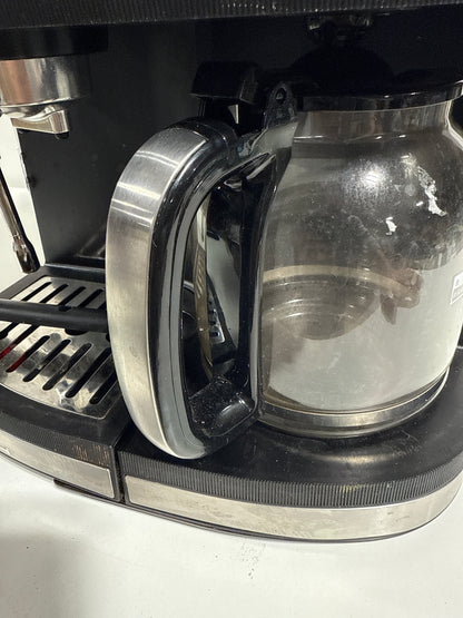 Used Bella PRO - Combo 19-Bar Espresso and 10-Cup Drip Coffee Maker - Stainless Steel