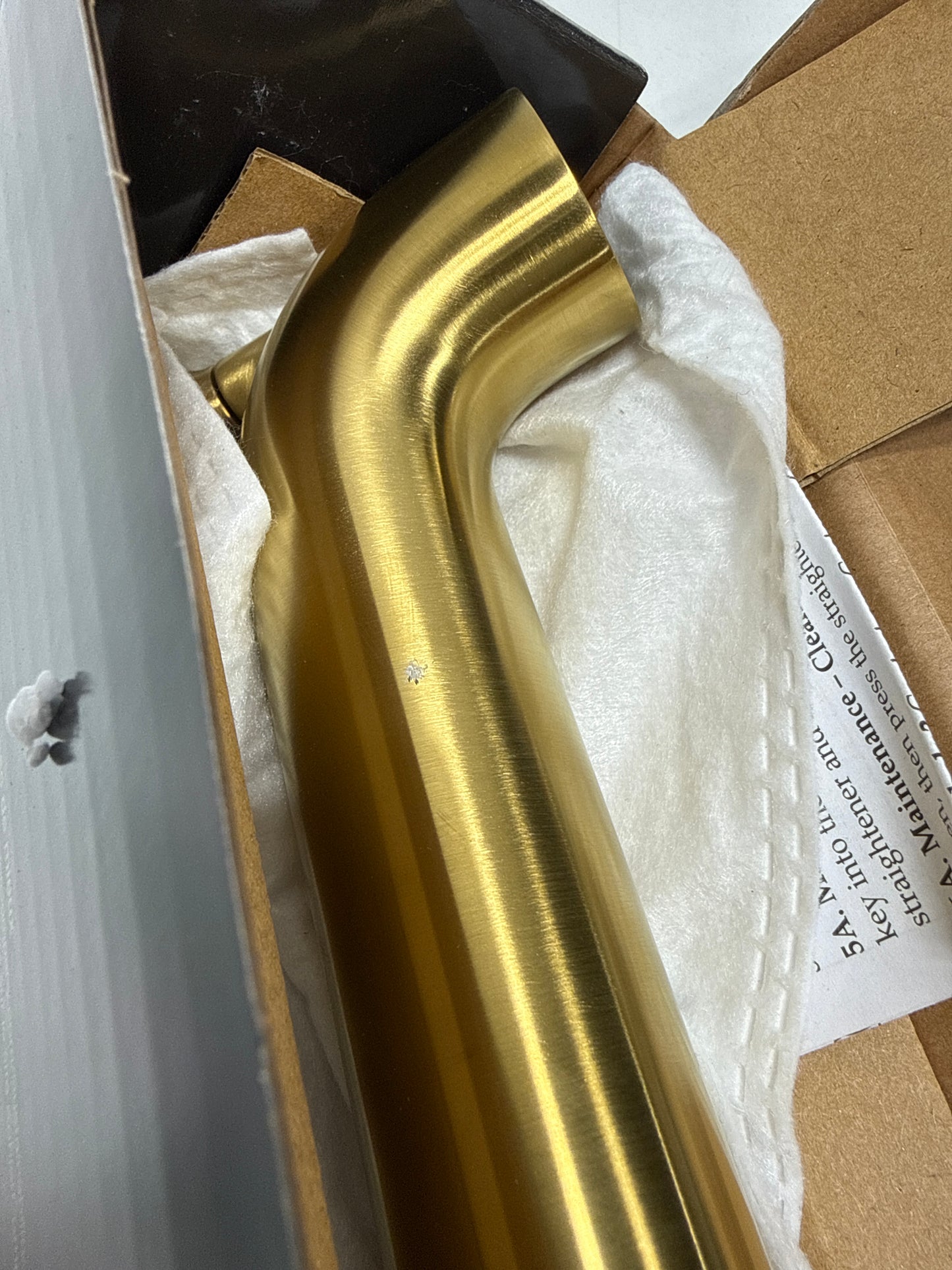 Scratch Castia by Studio McGee Wall-Mount Bath Spout with Diverter in Vibrant Brushed Moderne Brass