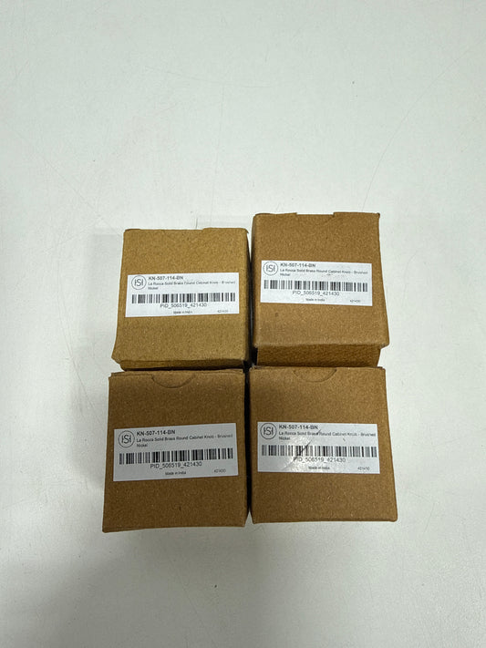 4 x  Signature Hardware La Rocca 1-1/4 Inch Diameter Mushroom Cabinet Knob