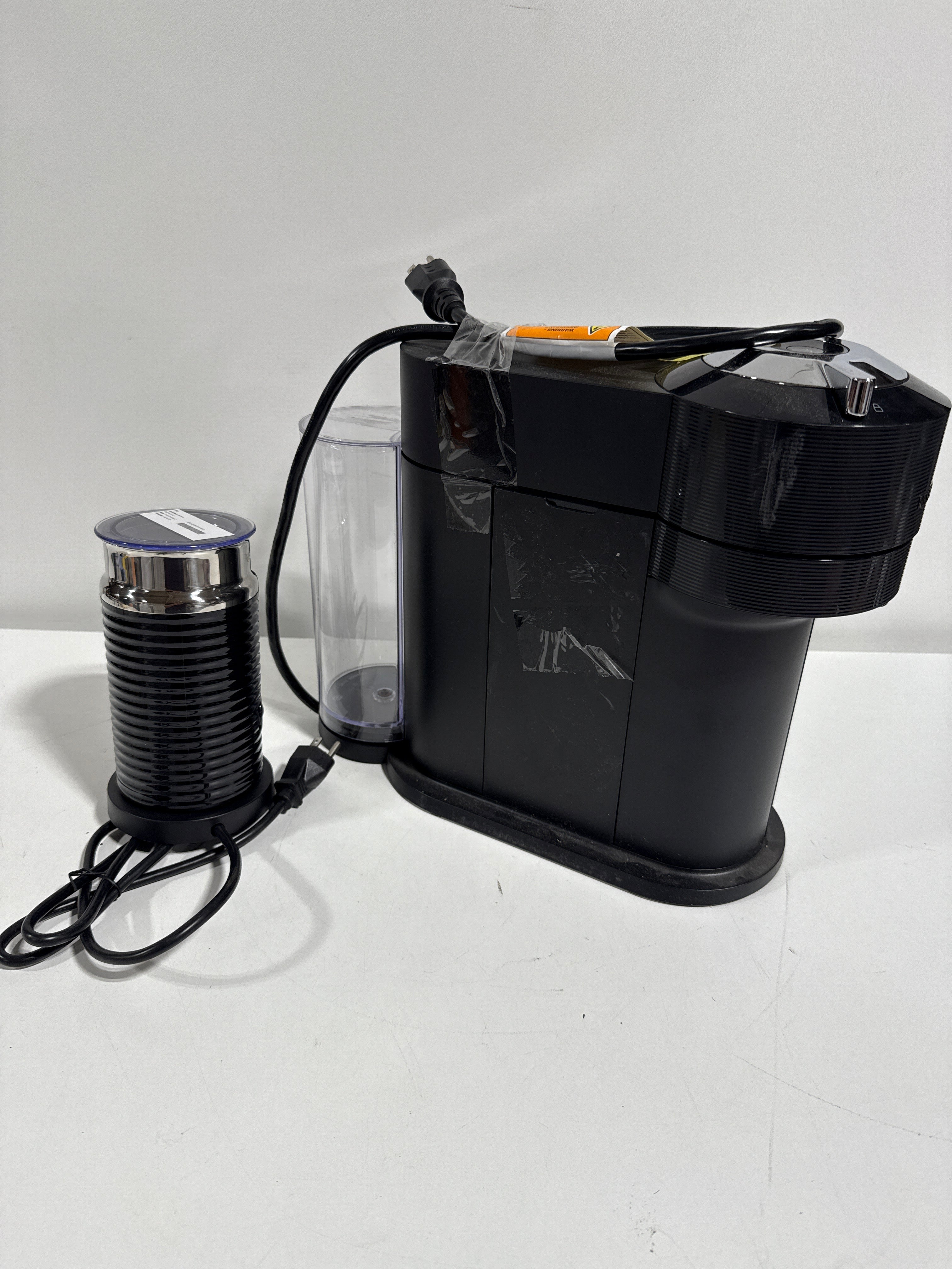 Nespresso Vertuo Next Premium Coffee and Espresso Machine by Breville with Aeroccino Milk Frother Classic Black Classic