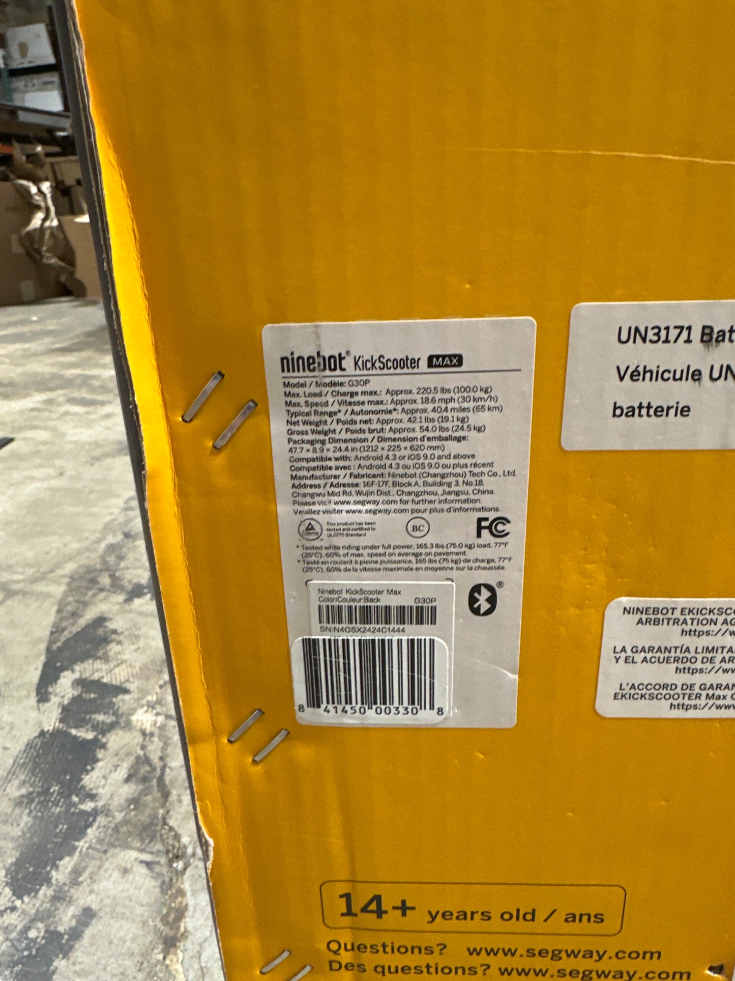 For Parts Segway - Max G30P Electric Kick Scooter, Foldable Electric Scooter